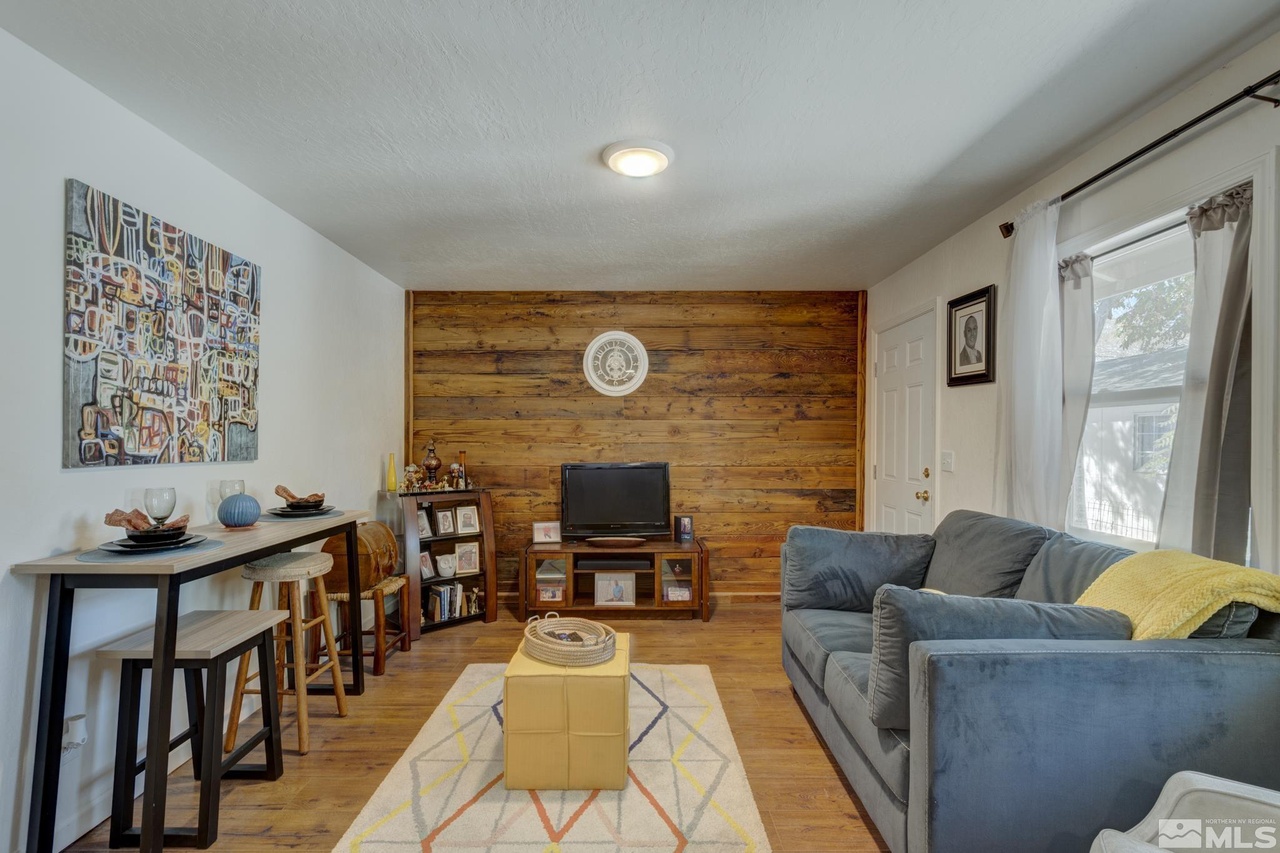 Wood Paneling Living Room