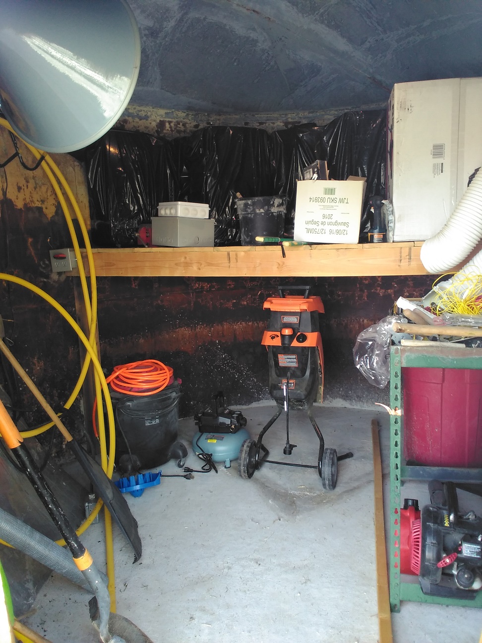 Triplex at Walker Lake Shop and Storage Tank with Solar Power Generator